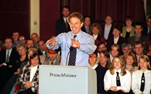 Tony Blair speaking at Trinity Academy in Edinburgh, September 1997 Tony Blair speaking at Trinity Academy in Edinburgh, September 1997