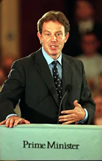 Tony Blair speaking at Trinity Academy in Edinburgh, September 1997 Tony Blair speaking at Trinity Academy in Edinburgh, September 1997