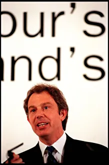 Tony Blair talks to Labour's parliamentary constituents July 1998 at The Caledonian Tony Blair talks to Labour's parliamentary constituents July 1998 at The Caledonian