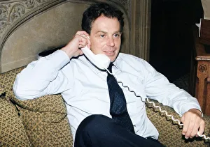 Tony Blair on the telephone 1994 A©Mirrorpix Tony Blair on the telephone 1994 A©Mirrorpix