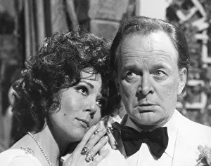 Tony Britton and Diana Rigg filming TV play - February 1977 Tony Britton and Diana Rigg filming TV play - February 1977