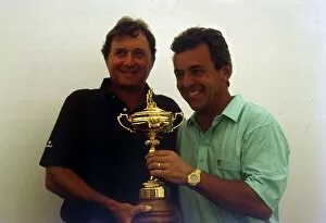 Images Dated 1st September 1989: Tony Jacklin & Ray Floyd with Ryder Cup September 1989