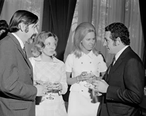 Tony Nash & wife Joan Nash with Paddy Hopkirk & wife Jenny Hopkirk pictured together at Tony Nash & wife Joan Nash with Paddy Hopkirk & wife Jenny Hopkirk pictured together at