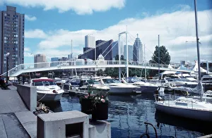 Toronto skyline as seen from York marina, Ontario, Canada Toronto skyline as seen from York marina, Ontario, Canada