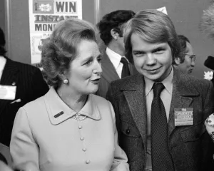 Tory leader Margaret Thatcher and William Hague at the Conservative Party Conference Tory leader Margaret Thatcher and William Hague at the Conservative Party Conference