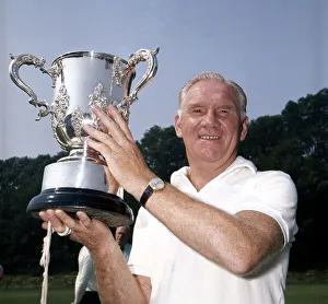 Tottenham Hotspur manager Bill Nicholson shows off the League Cup trophy at Spurs Tottenham Hotspur manager Bill Nicholson shows off the League Cup trophy at Spurs