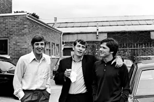 Tottenham Hotspur players pictured after a training session this morning: Martin Peters Tottenham Hotspur players pictured after a training session this morning: Martin Peters