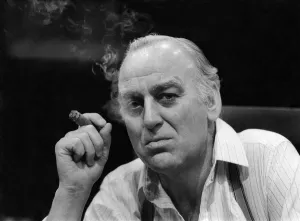 Tough cigar smoking John Thaw in Arthur Millers All my Sons" Tough cigar smoking John Thaw in Arthur Millers All my Sons"