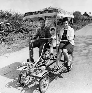 Tourists may soon be seeing Pembrokeshire by pedalling a three-seater cyclemobile around Tourists may soon be seeing Pembrokeshire by pedalling a three-seater cyclemobile around