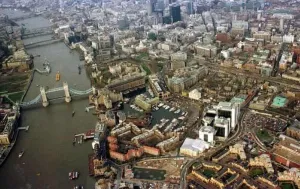 Tower Bridge London and the St Katharines Dock Area of London Tower Bridge London and the St Katharines Dock Area of London