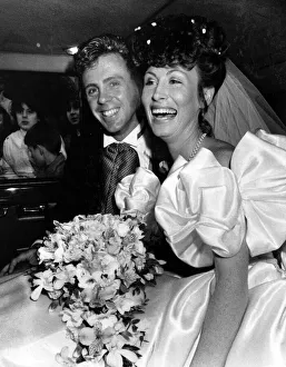 Track star Tom McKean and his childhood sweetheart Yvonne Fraser after their wedding at Track star Tom McKean and his childhood sweetheart Yvonne Fraser after their wedding at
