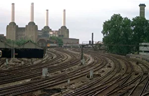 Empty Tracks leading off Victoria Station as train drivers of the ASEF union start a Empty Tracks leading off Victoria Station as train drivers of the ASEF union start a