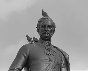 Trafalgar Square London October 1977 The pigeons in Trafalgar Square had to roost Trafalgar Square London October 1977 The pigeons in Trafalgar Square had to roost