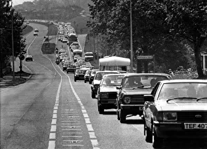 Traffic hold up travelling North on the A1 near Stannington in Northumberland Traffic hold up travelling North on the A1 near Stannington in Northumberland