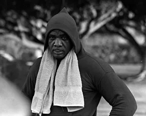 Training shots leading upto Boxing Heavyweight title fight between Sonny Liston Training shots leading upto Boxing Heavyweight title fight between Sonny Liston