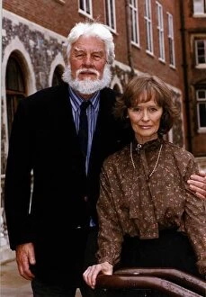 Images Dated 22nd March 1993: Bill Travers Actor Director Writer and his wife Virginia McKenna
