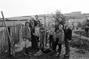 Tree-mendous... these environmentally conscious youngsters have turned Hinchliffe Mill Tree-mendous... these environmentally conscious youngsters have turned Hinchliffe Mill