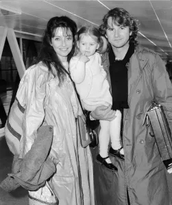 Trevor Eve Actor with wife Sharon and Daughter Alice leaving Heathrow September Trevor Eve Actor with wife Sharon and Daughter Alice leaving Heathrow September