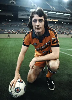 Trevor Francis poses at the Pontiac Silverdome in the USA in the kit of his club Detroit Trevor Francis poses at the Pontiac Silverdome in the USA in the kit of his club Detroit