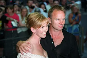 Trudie Styler and her husband Sting at the gala charity premiere of her new film " Trudie Styler and her husband Sting at the gala charity premiere of her new film "