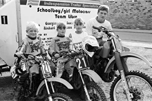 Turning up for a big international youth motocross event at the weekend in Leicestershire Turning up for a big international youth motocross event at the weekend in Leicestershire
