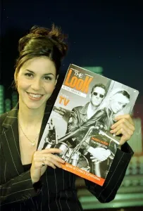 Tv Presenter Julia Bradbury November 1997 With her copy of the Mirrors Look magazine Tv Presenter Julia Bradbury November 1997 With her copy of the Mirrors Look magazine