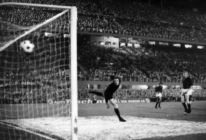UEFA Cup Semi Final second leg at the San Siro Stadium. AC Milan 1 v. Tottenham Hotspur 1 UEFA Cup Semi Final second leg at the San Siro Stadium. AC Milan 1 v. Tottenham Hotspur 1