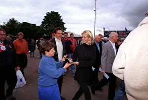 Ulrika Jonsson TV Presenter October 98 At wembley to see England play Bulgaria Ulrika Jonsson TV Presenter October 98 At wembley to see England play Bulgaria