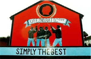 UVF Mural Shankill Road Belfast January 1997 Simple The Best UFF mural in the Shankill UVF Mural Shankill Road Belfast January 1997 Simple The Best UFF mural in the Shankill