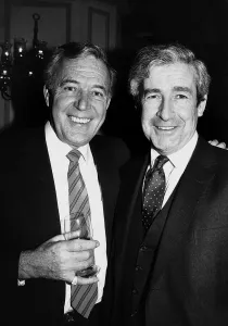 Val Doonican singer and Entertainer with comedian Dave Allen attend Billy Cotton farewell Val Doonican singer and Entertainer with comedian Dave Allen attend Billy Cotton farewell