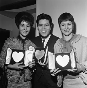 Variety Club's silver hearts for top show business personalities of 1961 Variety Club's silver hearts for top show business personalities of 1961