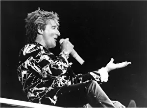 Veteran Rocker Rod Stewart went down a storn at Wembley Stadium on 15 July 1986 Veteran Rocker Rod Stewart went down a storn at Wembley Stadium on 15 July 1986