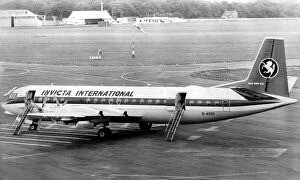 Images Dated 18th August 1972: A Vickers Vanguard aircraft of the Invicta International airline