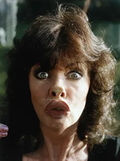Vicki Michelle Actress With face pressed against glass Vicki Michelle Actress With face pressed against glass