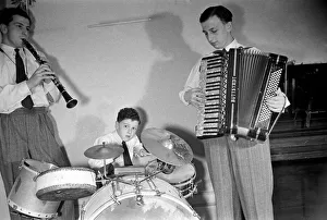 Victor Feldman Boy Drummer Circa. January 1938 OL305F Victor Feldman Boy Drummer Circa. January 1938 OL305F
