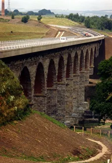The Victorian Newton Cap viaduct at Bishop Auckland, on 20th July 1995 The Victorian Newton Cap viaduct at Bishop Auckland, on 20th July 1995