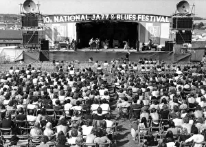 View of the main stage at the 10th International Jazz & Blues festival View of the main stage at the 10th International Jazz & Blues festival