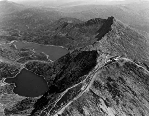 The view from the summit of Snowdon. Circa 1988 The view from the summit of Snowdon. Circa 1988