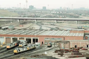Views. Thornby Rail Depot. 31st March 1995. Feature, Graystone White & Sparrow Views. Thornby Rail Depot. 31st March 1995. Feature, Graystone White & Sparrow