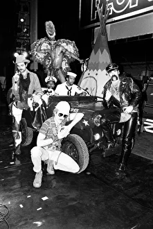 Village People pop band in a army car Disco music msi Village People pop band in a army car Disco music msi