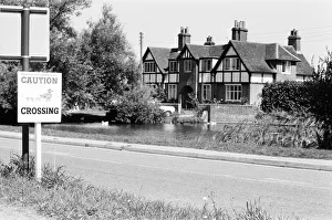 Village of Sherfield on Loddon, North Hampshire, August 1980 Village of Sherfield on Loddon, North Hampshire, August 1980