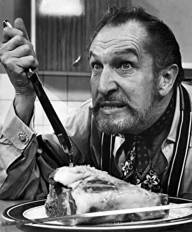 Vincent Price, the 'horror king', before starting the series. July 1970 P011455 Vincent Price, the 'horror king', before starting the series. July 1970 P011455