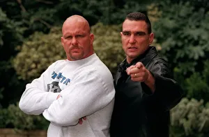 Vinnie Jones Football December 98 Footballer turned actor Vinnie Jones team' Vinnie Jones Football December 98 Footballer turned actor Vinnie Jones team'