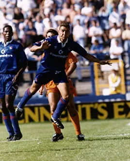 Vinnie Jones footballer plays for Chelsea against Luton Vinnie Jones footballer plays for Chelsea against Luton