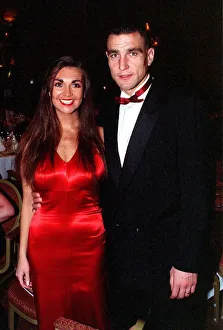 Vinnie Jones the Wimbledon player and wife Tanya Jones at the Sparks charity ball Vinnie Jones the Wimbledon player and wife Tanya Jones at the Sparks charity ball