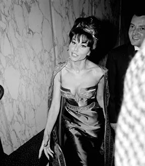 The VIPs Film Premiere September 1963 Laya Raki Actress Singer pictured arriving The VIPs Film Premiere September 1963 Laya Raki Actress Singer pictured arriving