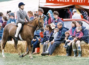 Visitors at the show ring during Danby agricultural show Visitors at the show ring during Danby agricultural show