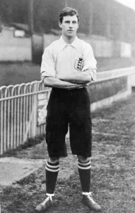 Vivian Woodward of Tottenham Hotspur and England, November 1906 Vivian Woodward of Tottenham Hotspur and England, November 1906