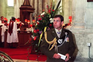 VJ Day Commemerations Belfast Northern Ireland August 95 The Duke of York makes his VJ Day Commemerations Belfast Northern Ireland August 95 The Duke of York makes his