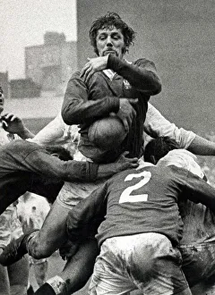 Wales v England, Cardiff Arms Park, 16th January 1971. Mike Roberts Wales v England, Cardiff Arms Park, 16th January 1971. Mike Roberts